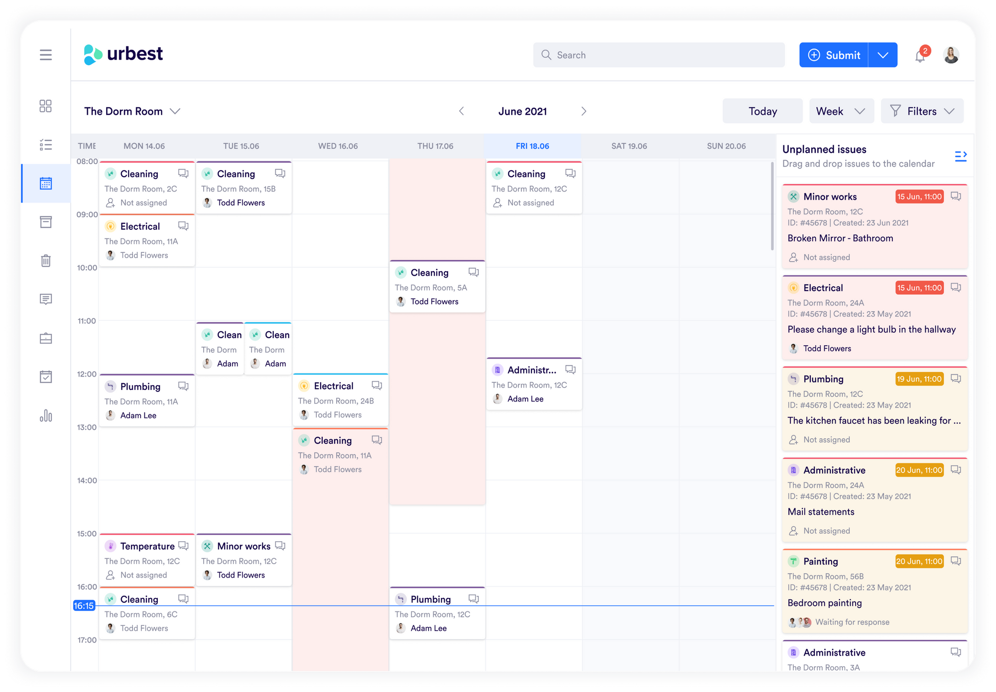 New feature: Calendar