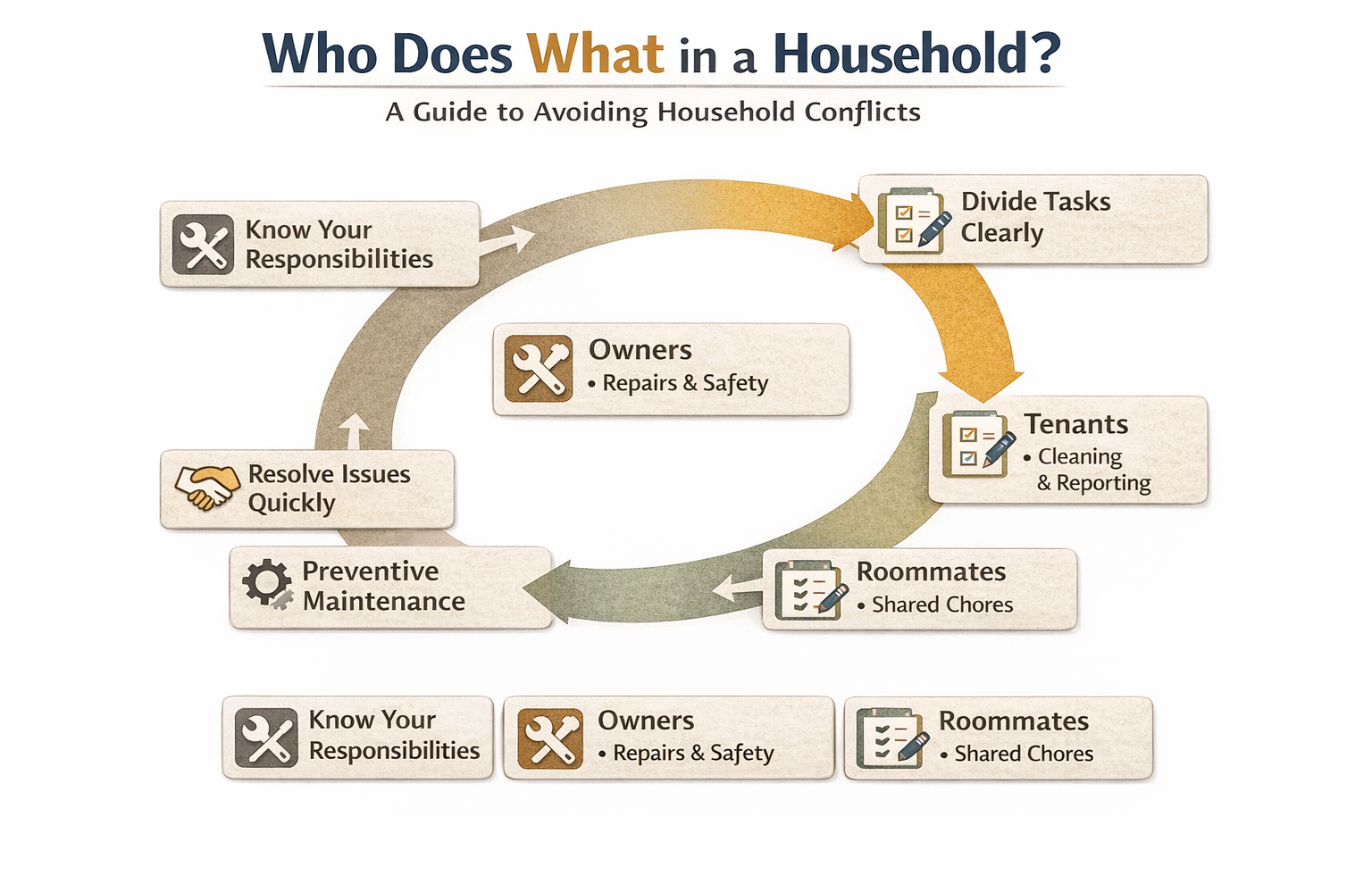 Who Does What in a Household? A professional guide to avoiding domestic Conflicts